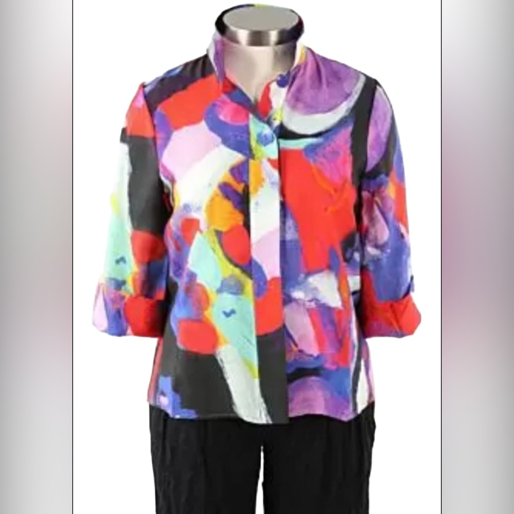 Colorful Abstract Top